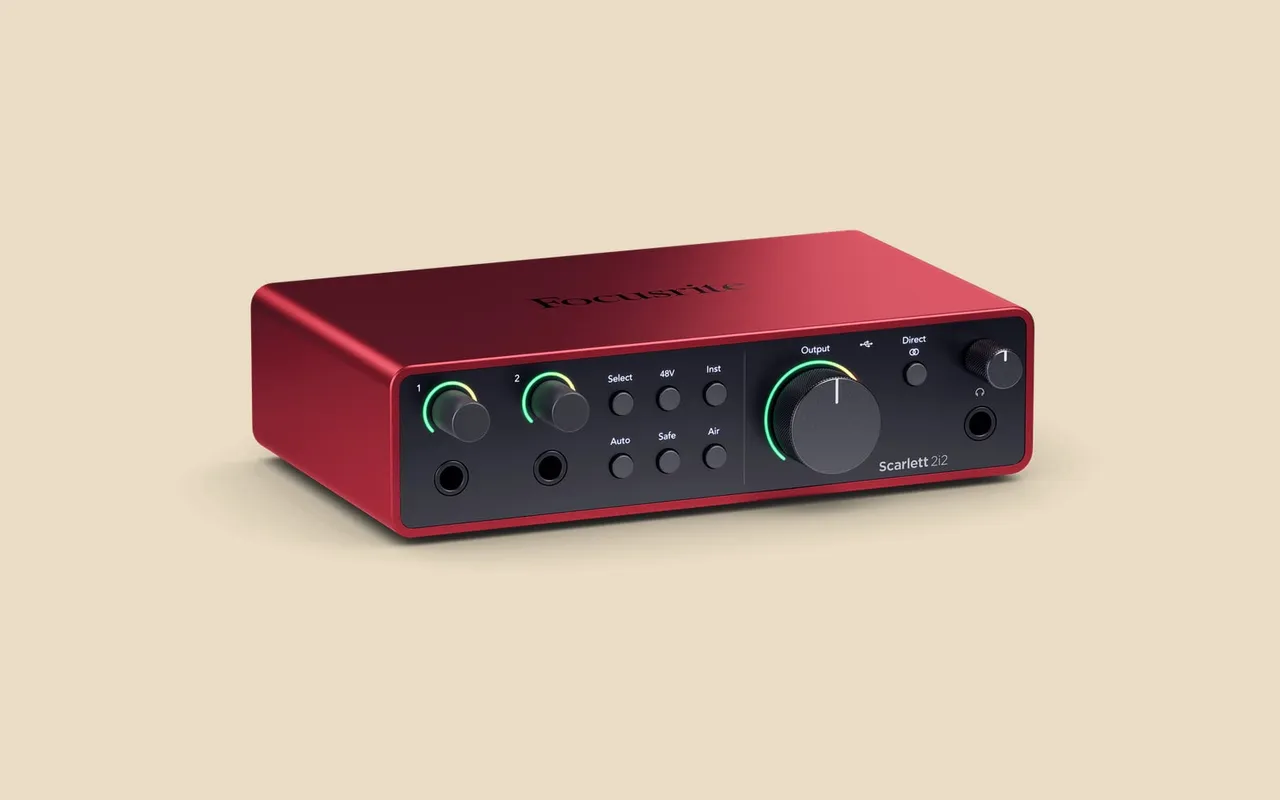 Scarlett 2i2 4th Gen, product image from Focusrite