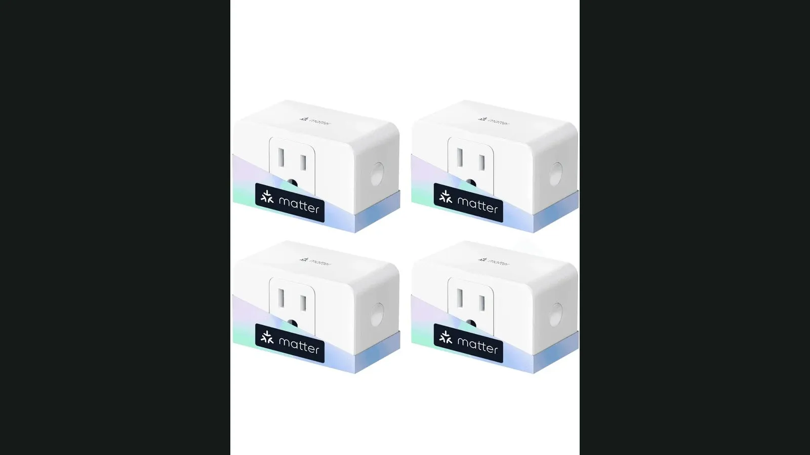 Meross MSS315 Matter Smart Plug with Energy Monitor, 4-Pack product photography from Meross