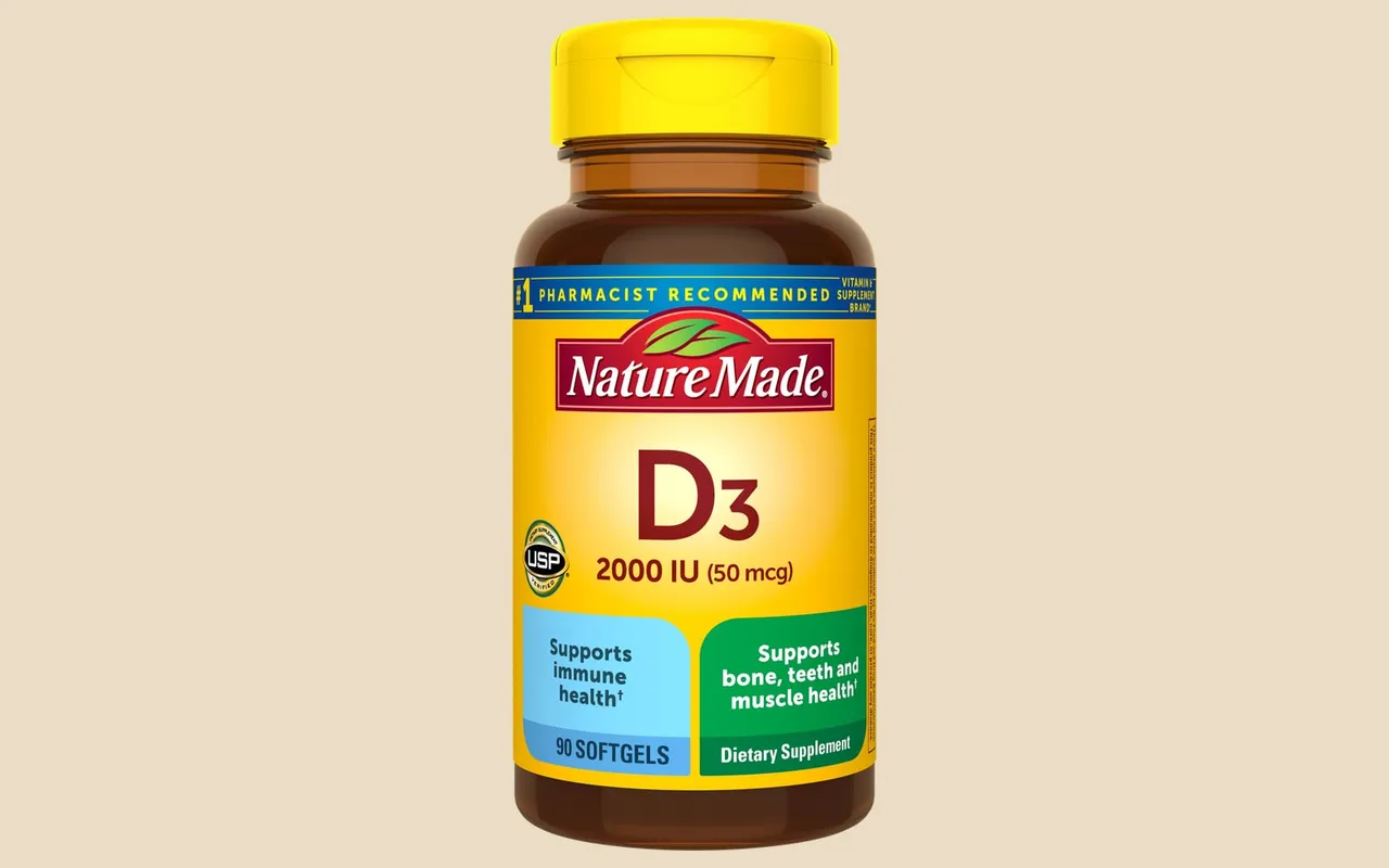 Vitamin D3 2000 IU Softgels, product image from Nature Made