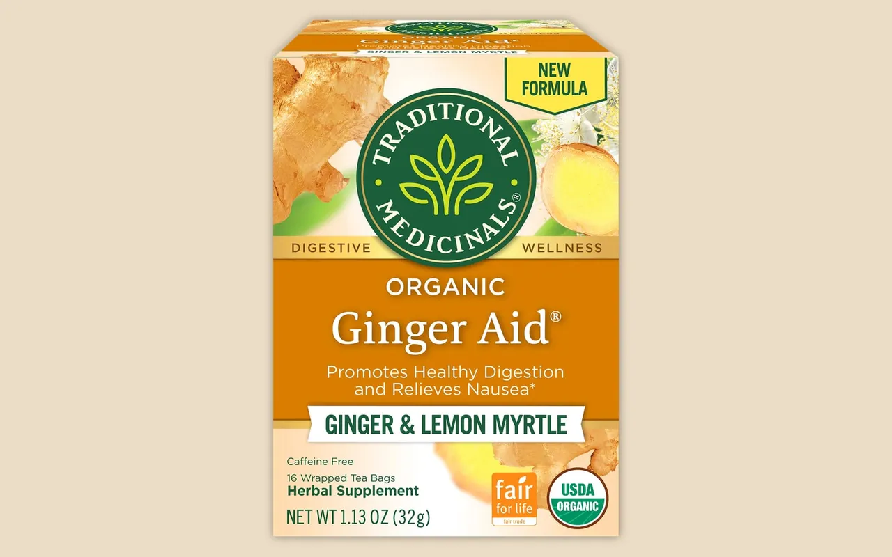 Ginger Aid, product image from Traditional Medicinals
