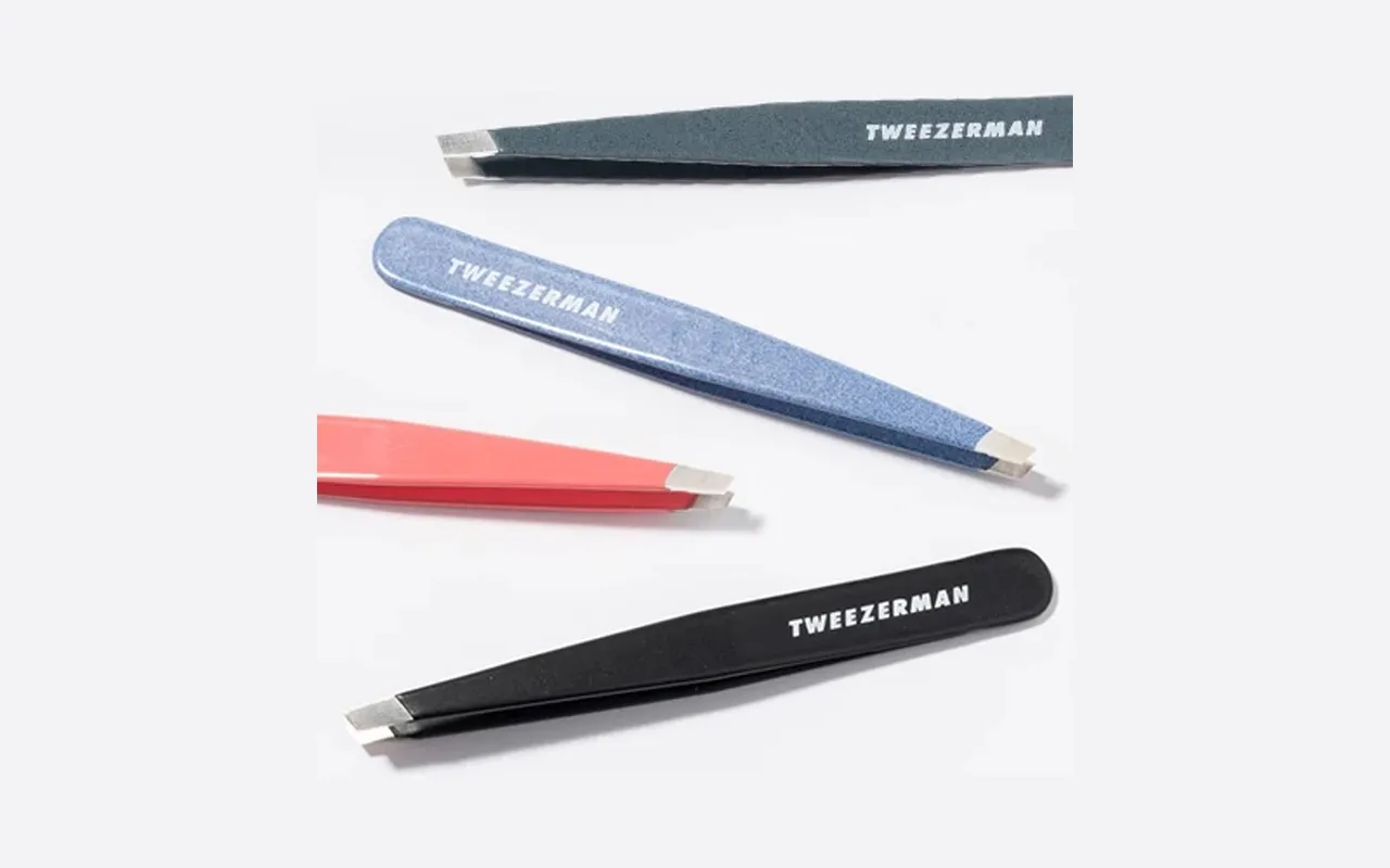 Stainless Slant Tweezer, product image from Tweezerman